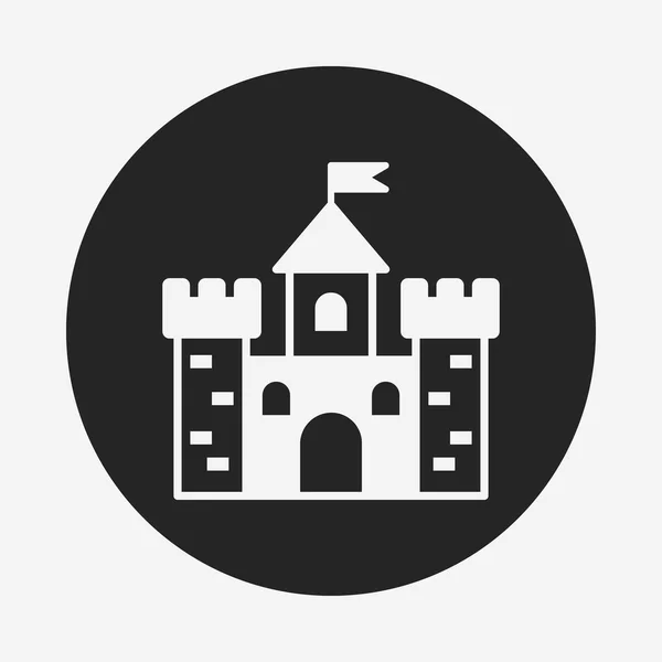 Kasteel pictogram — Stockvector