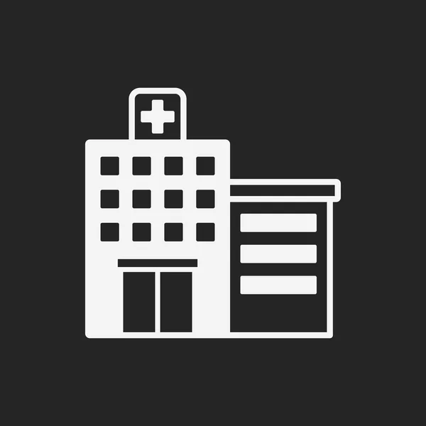 Ikona nemocnice — Stockový vektor