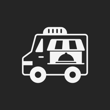 Satıcı arabaları simgesi