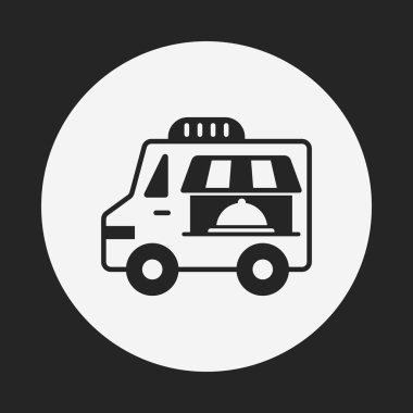 Satıcı arabaları simgesi