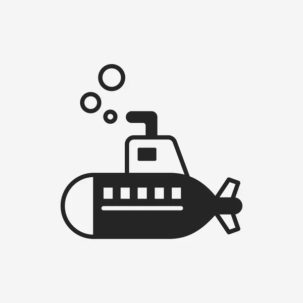Icona sottomarina — Vettoriale Stock