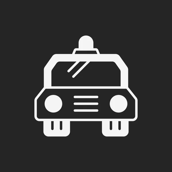 Polizia auto icona — Vettoriale Stock