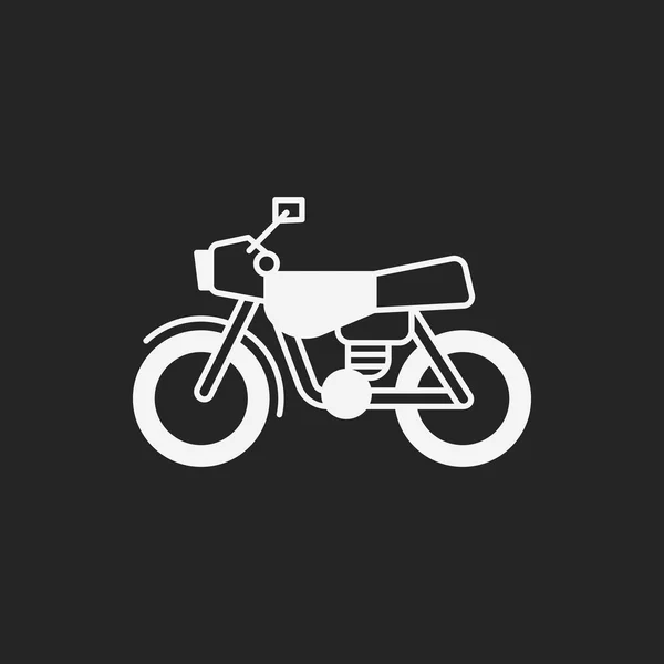 Mortocycle icon — Stock Vector