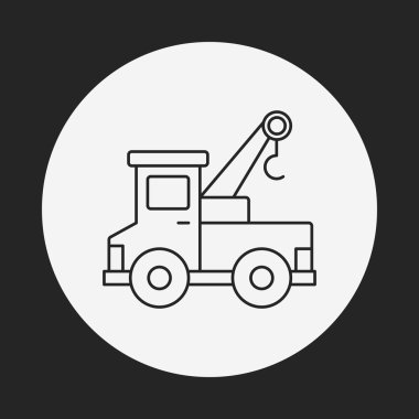 kamyon satırı simgesi