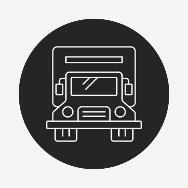 kamyon satırı simgesi