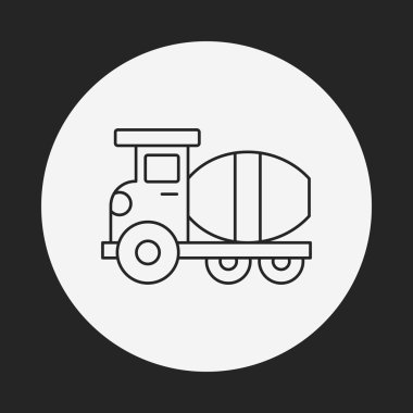 kamyon satırı simgesi