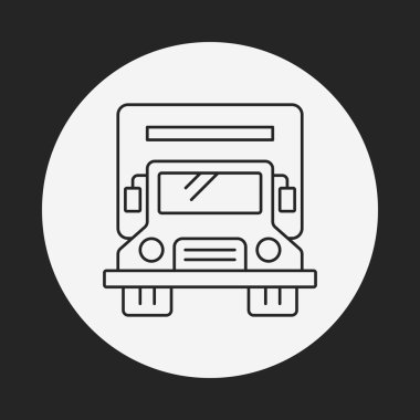 kamyon satırı simgesi