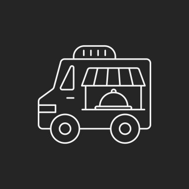 Satıcı arabaları satırı simgesi