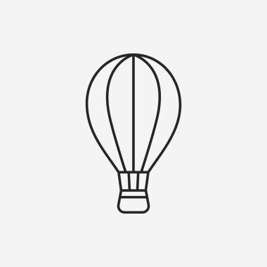 sıcak hava balon satırı simgesi