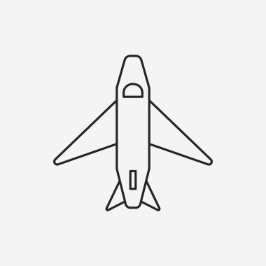 Uçak çizgisi simgesi