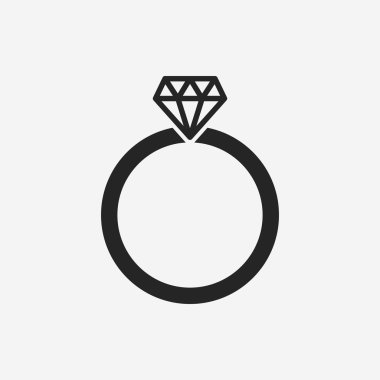 Elmas yüzük simgesi