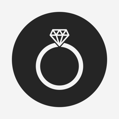 Elmas yüzük simgesi