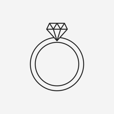 elmas yüzük satırı simgesi
