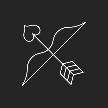 Aşk oku satırı simgesi