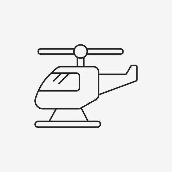 Вертолетная линия — стоковый вектор