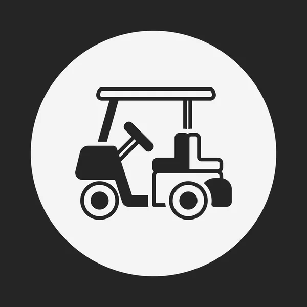 Icono del carrito de golf — Vector de stock