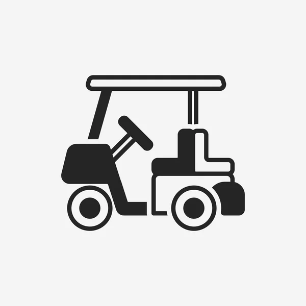Ícone carrinho de golfe — Vetor de Stock
