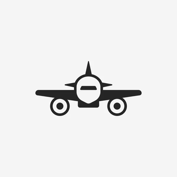 Flugzeug-Ikone — Stockvektor
