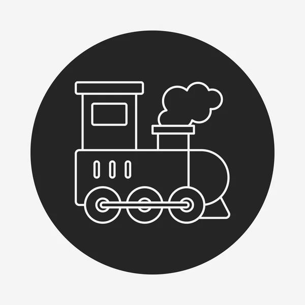 Train line icon — Stock Vector