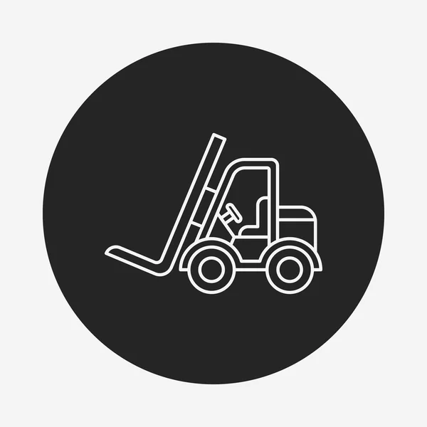 Truck line icon — Stock Vector