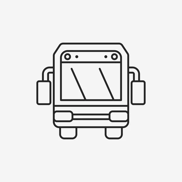 Buszvonal ikon — Stock Vector