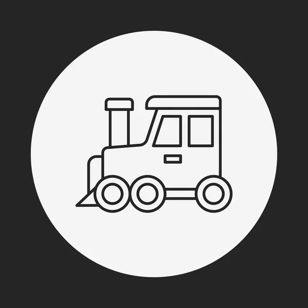 Icona della linea ferroviaria — Vettoriale Stock
