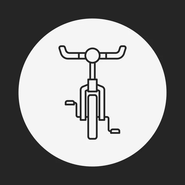 Bicycle line icon — Stock Vector