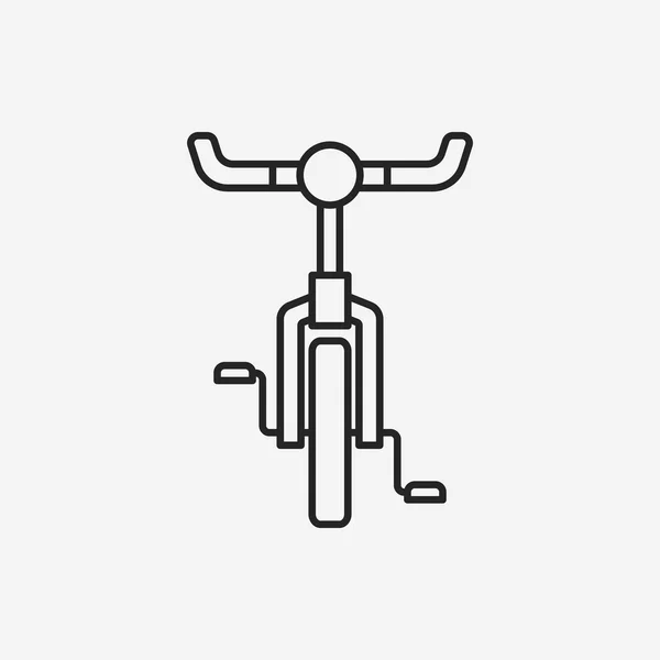 Icono de línea de bicicleta — Archivo Imágenes Vectoriales