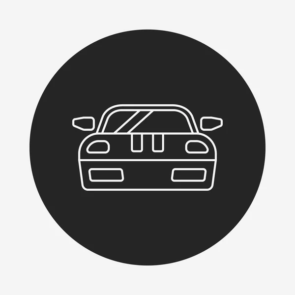 Icono de línea de coche — Archivo Imágenes Vectoriales