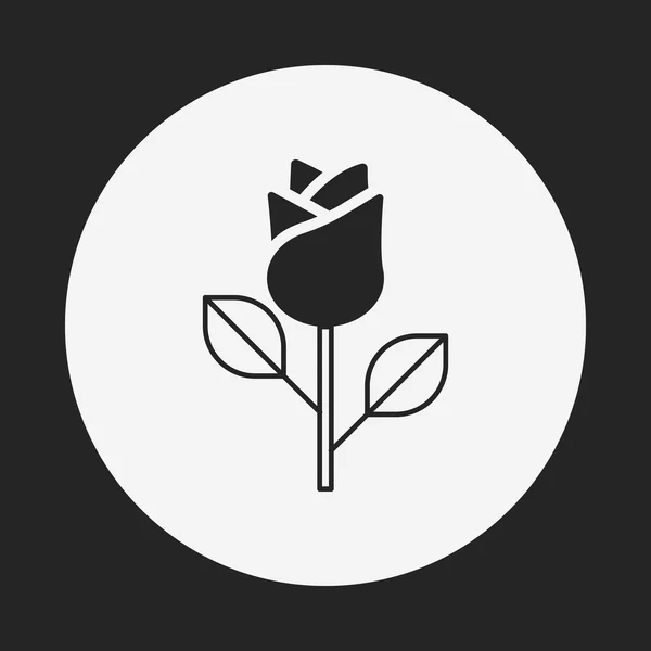 Květ kytice ikona — Stockový vektor