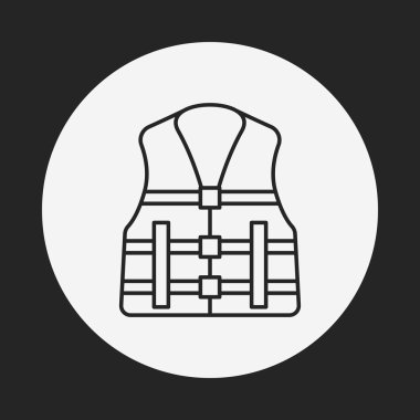 Can yeleği satırı simgesi