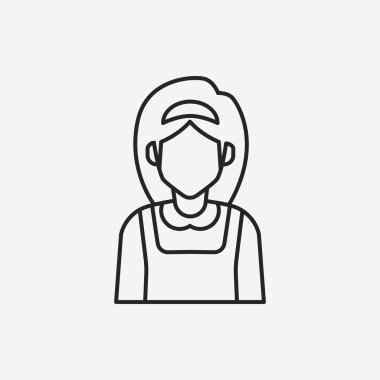 Hizmetçi satırı simgesi