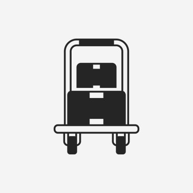 Lojistik yük arabası simgesi
