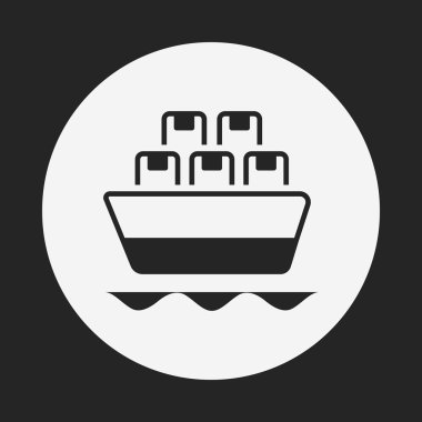 Lojistik Gemi simgesi