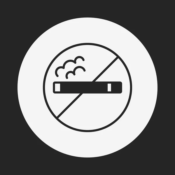 Keine Raucher-Ikone — Stockvektor