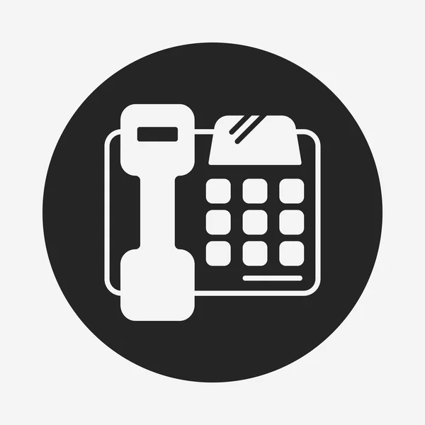 Klient usługi telefonu ikona — Wektor stockowy