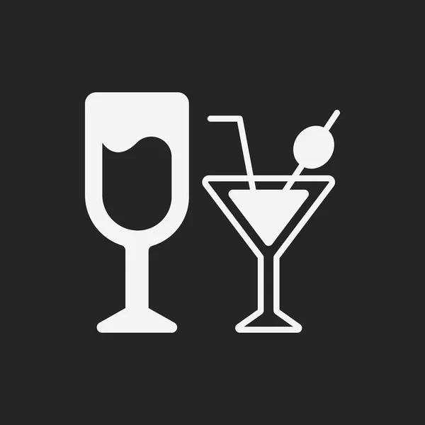 Champagne pictogram — Stockvector