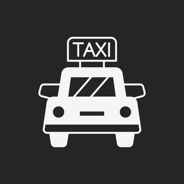 Ikona taxi — Stockový vektor