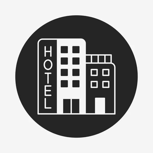 Hotel pictogram — Stockvector