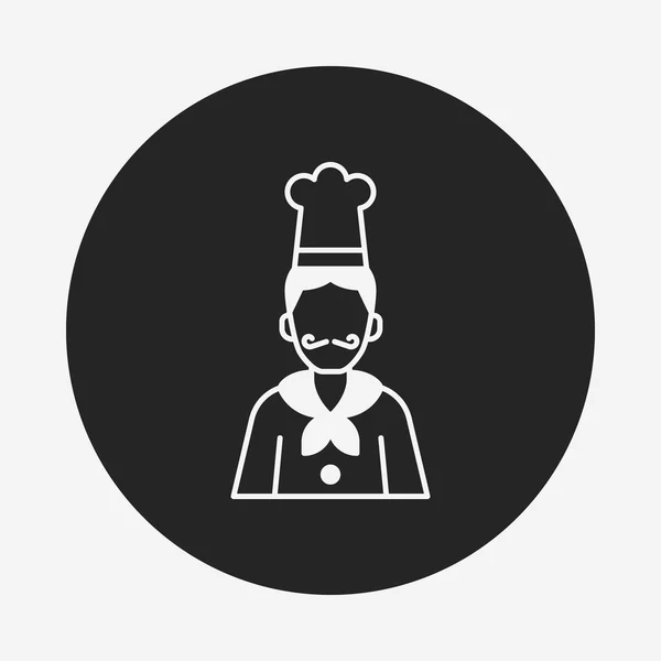 Icono del chef — Archivo Imágenes Vectoriales