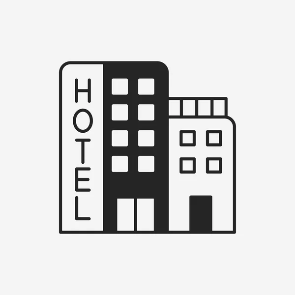 Hotel pictogram — Stockvector