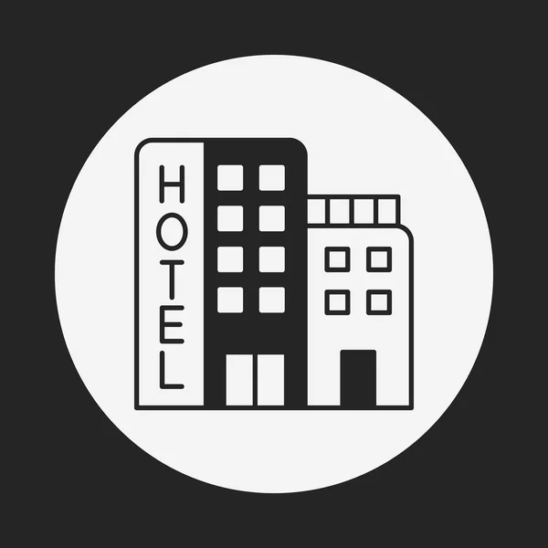 Hotell Icon — Stock vektor