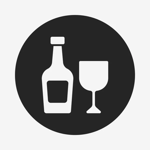 Champagne pictogram — Stockvector