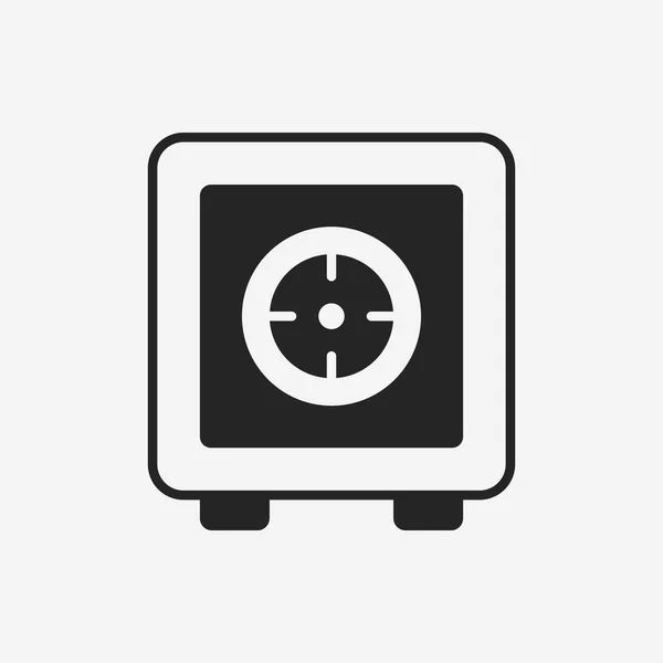 Caja de seguridad icono — Vector de stock