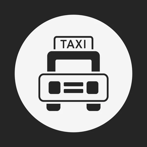 Ikona taxi — Stockový vektor