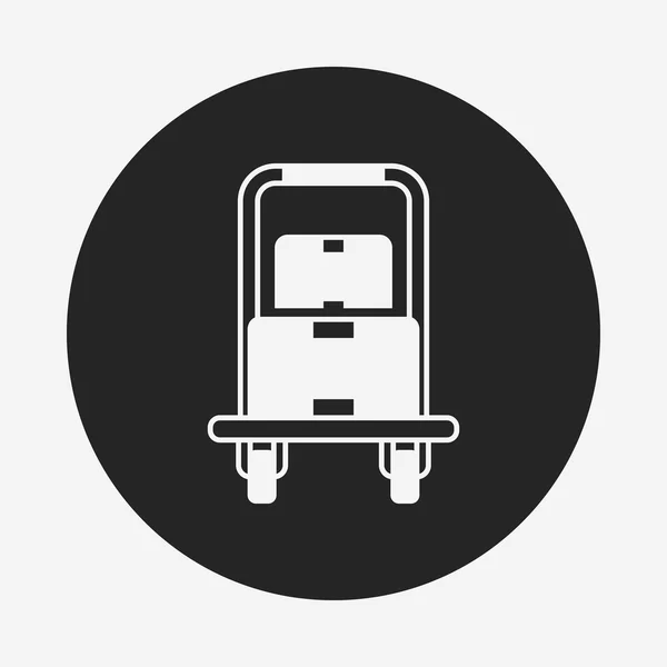 Logistik-Güterwagen-Symbol — Stockvektor