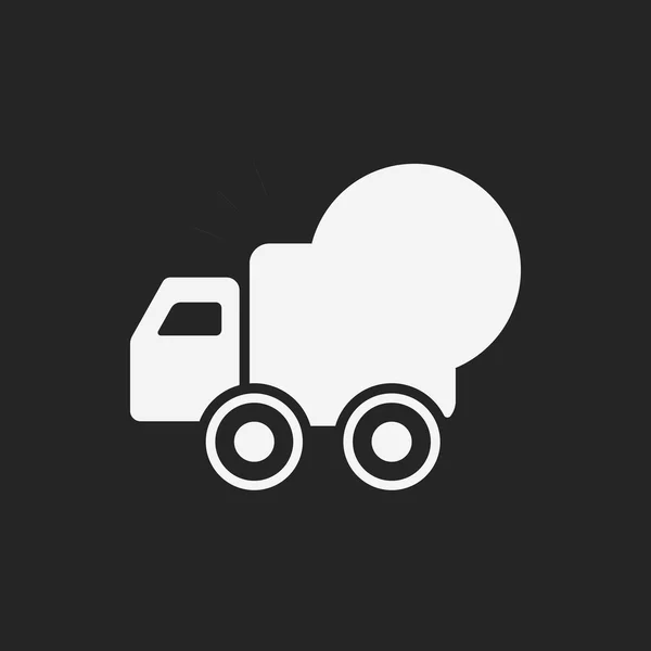 Icône de camion logistique — Image vectorielle