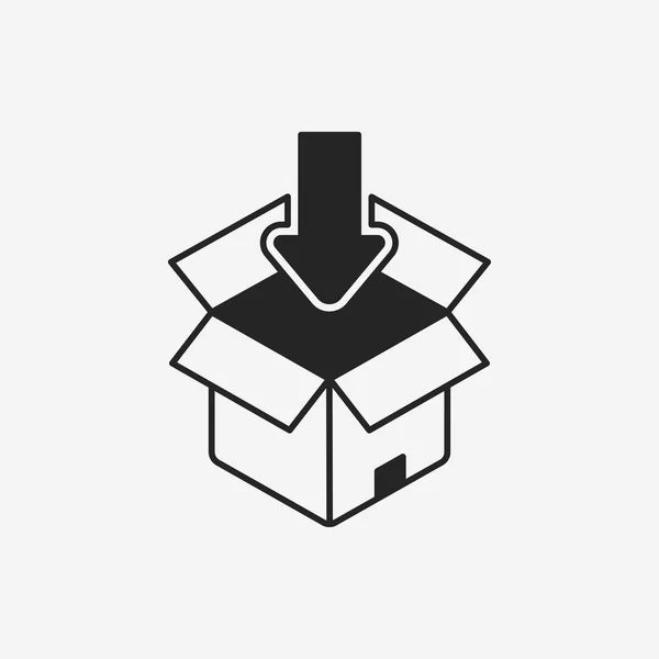 Logistiek vracht pictogram — Stockvector