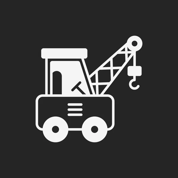 Icône de camion logistique — Image vectorielle
