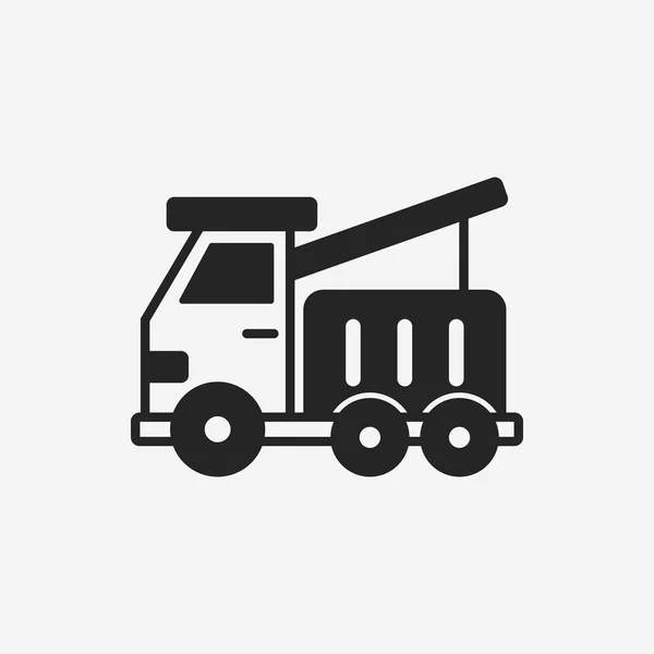 Logistiek vrachtwagen pictogram — Stockvector